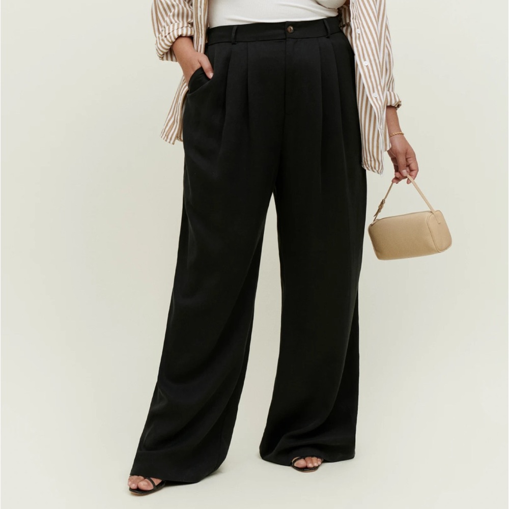 Reformation Mason Pants ES - Black